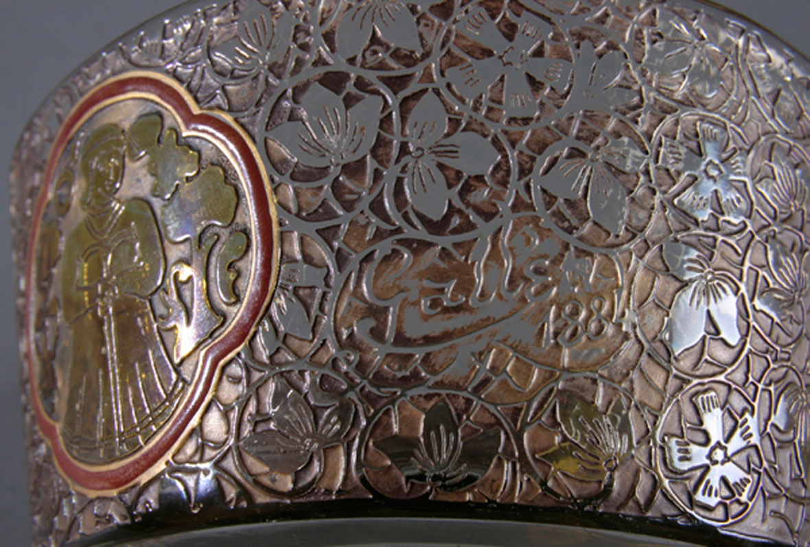 Glass Box and Cover by Galle